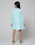 Aero Long Sleeve Dress Cool Cat Face