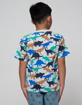 Little M Short Sleeve T-Shirt Multipack 3 Pack 30S Dino