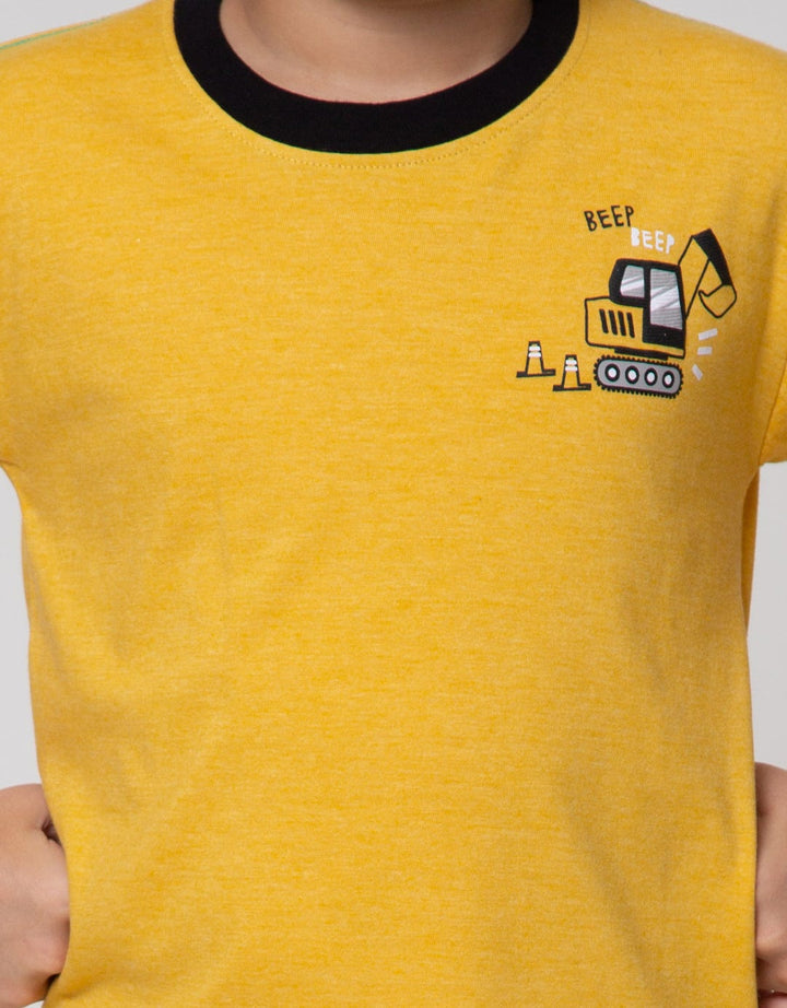 Little M Short Sleeve T-Shirt Multipack 3 Pack Car