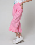 Aero Pants Capri Motif Textured