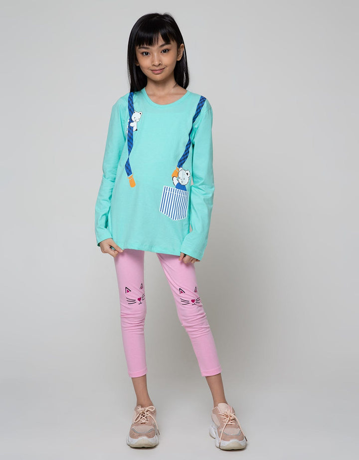 Aero Leggings Leggings Kitty Face