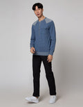 Cardinal Jeans Men's Semi-Patch Sweater