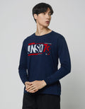 Cardinal Jeans T-Shirt Oblong Lengan Panjang Fashionable