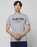 Cardinal Jeans T-Shirt Oblong Print Follow Your