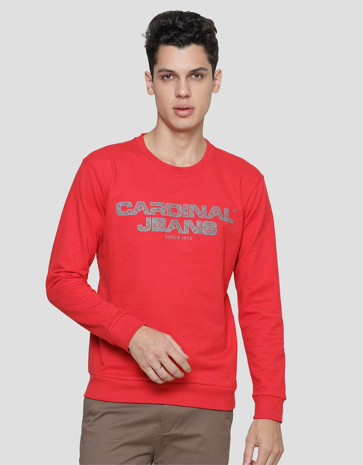 Cardinal Jeans Wording Brand Men's Sweater