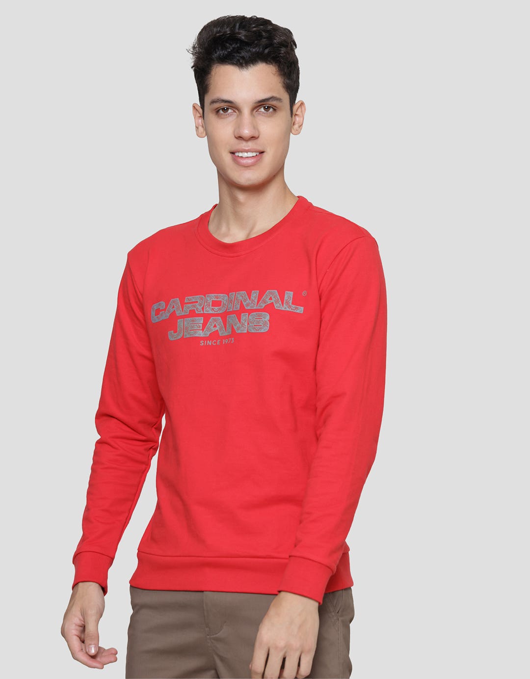 Cardinal Jeans Wording Brand Men's Sweater