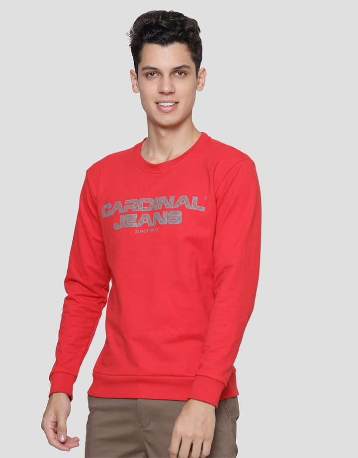 Cardinal Jeans Wording Brand Men's Sweater