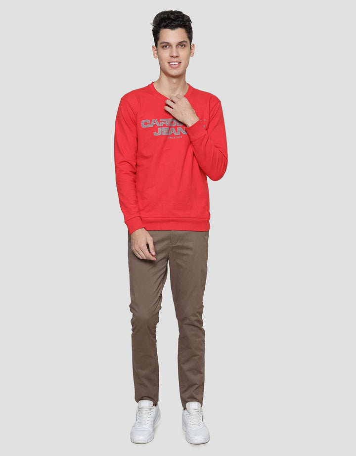 Cardinal Jeans Wording Brand Men's Sweater