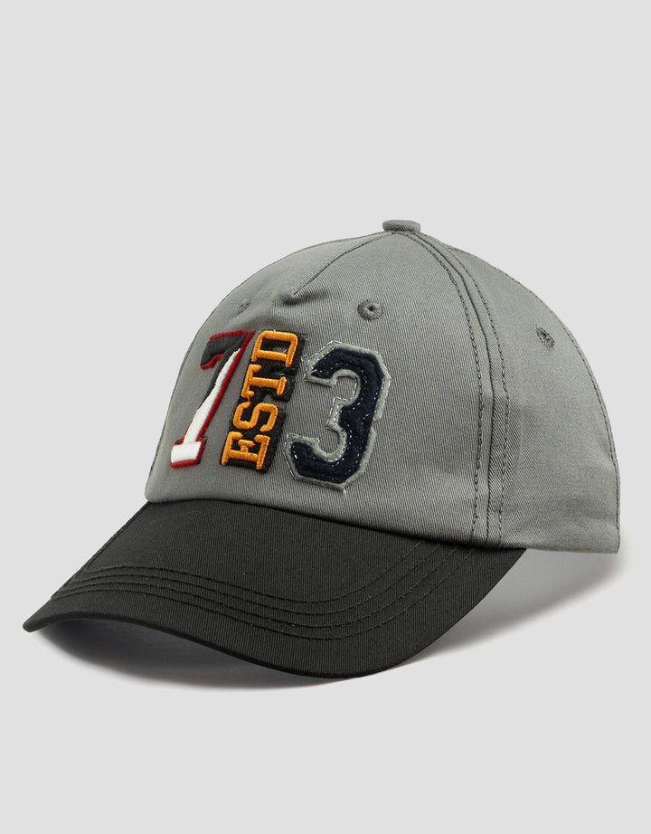 Cardinal Jeans Number Bordir Topi Pria