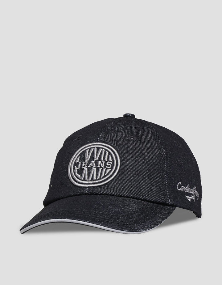 Cardinal Jeans Circle Embroidery Topi Pria
