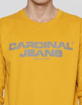 Cardinal Jeans Wording Brand Print Sweater Pria