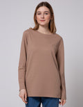 St. Yves Long Sleeve T-Shirt Embossed Dots