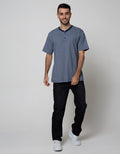 Cole Short Sleeve T-Shirt Henley Stripe