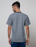 Cole Short Sleeve T-Shirt Stripe Round Neck Fider Kantong