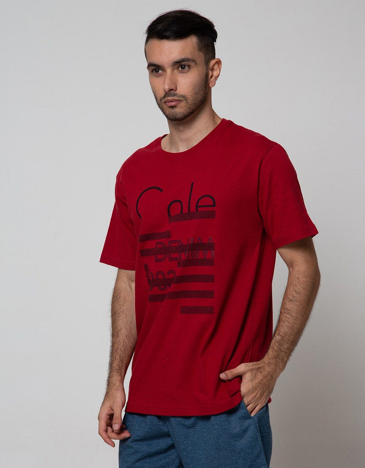 Cole Short Sleeve T-Shirt Print Typo Cole