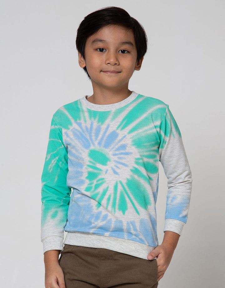 Little M Tie Dye Print Sweater