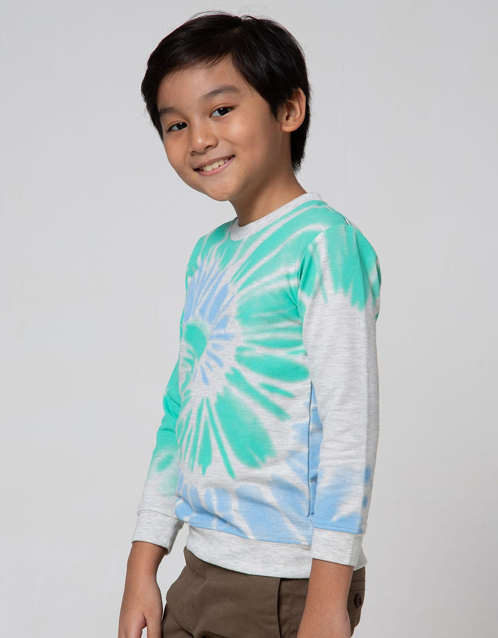 Little M Tie Dye Print Sweater