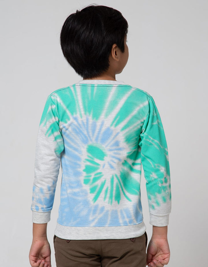 Little M Tie Dye Print Sweater