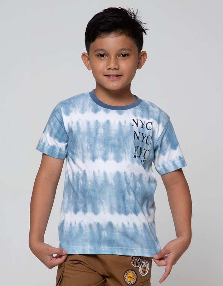 Little M Short Sleeve T-Shirt Tie Dyed Nyc
