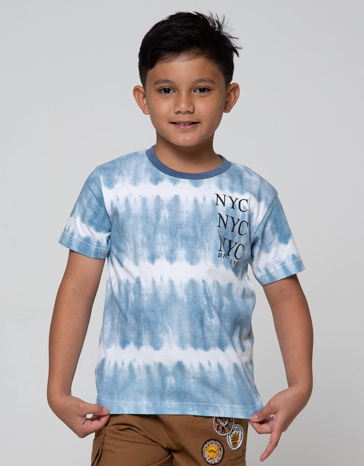 Little M Short Sleeve T-Shirt Tie Dyed Nyc