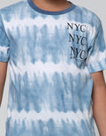 Little M Short Sleeve T-Shirt Tie Dyed Nyc