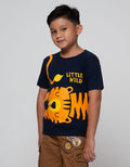 Little M Short Sleeve T-Shirt Tiger Cucuk Bordir Little Wild