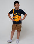 Little M Short Sleeve T-Shirt Tiger Cucuk Bordir Little Wild