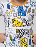 Little M Short Sleeve T-Shirt Print Animal