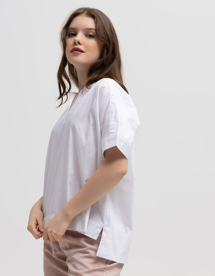 Logo Jeans Velocia White Short Sleeve Shirt