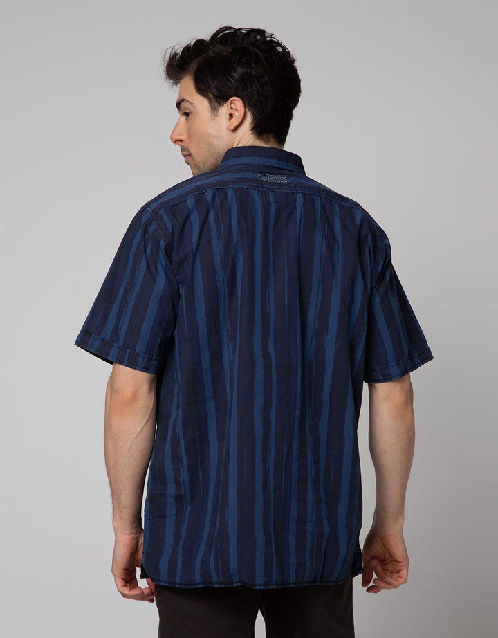 LGS Kemeja Casual Print Stripe