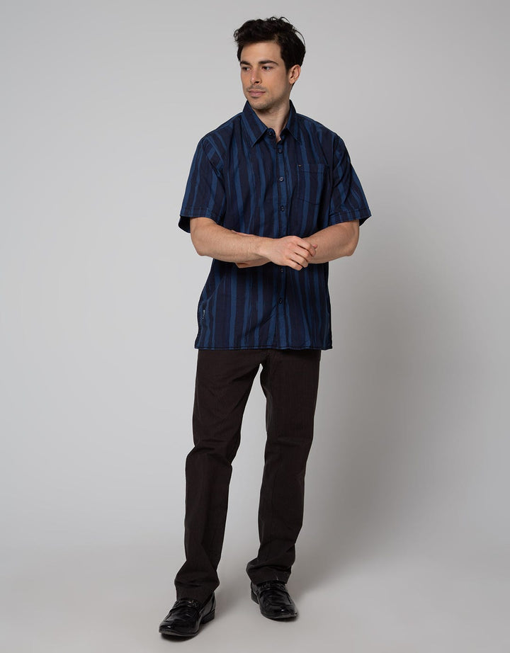LGS Kemeja Casual Print Stripe