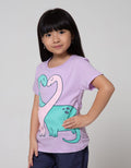 Little M Short Sleeve T-Shirt Couple Animal 1