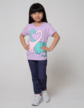 Little M Short Sleeve T-Shirt Couple Animal 1