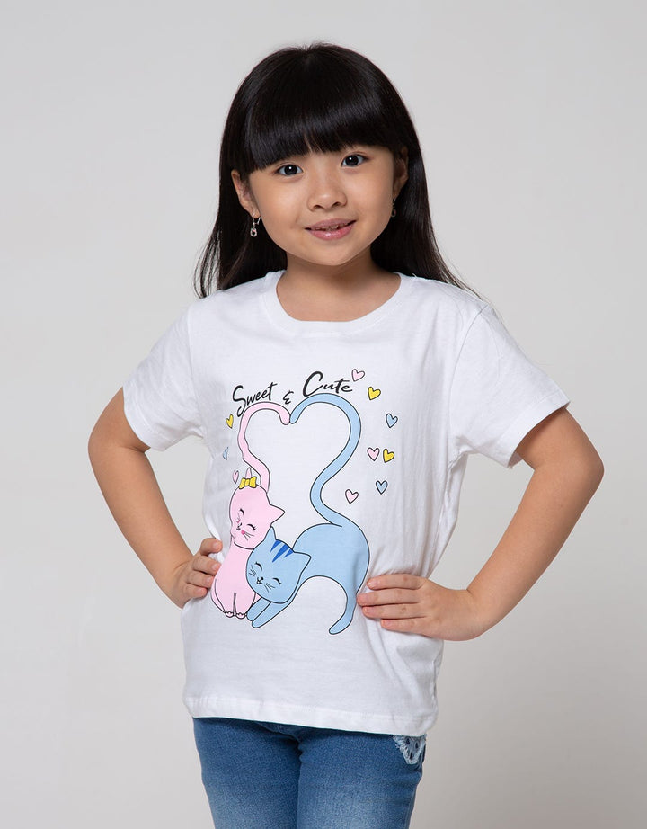 Little M Short Sleeve T-Shirt Couple Animal 2
