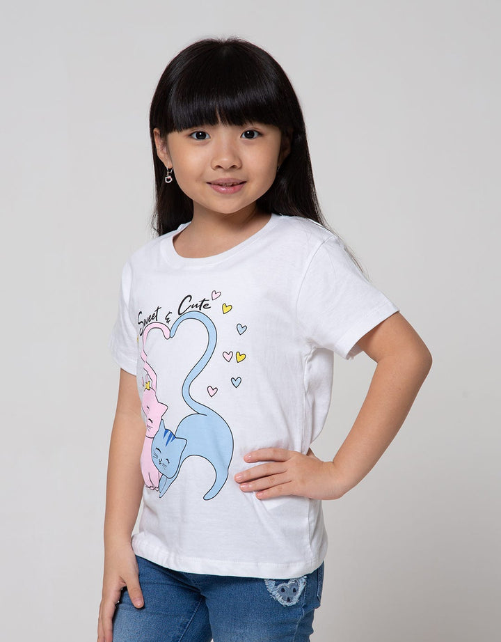 Little M Short Sleeve T-Shirt Couple Animal 2