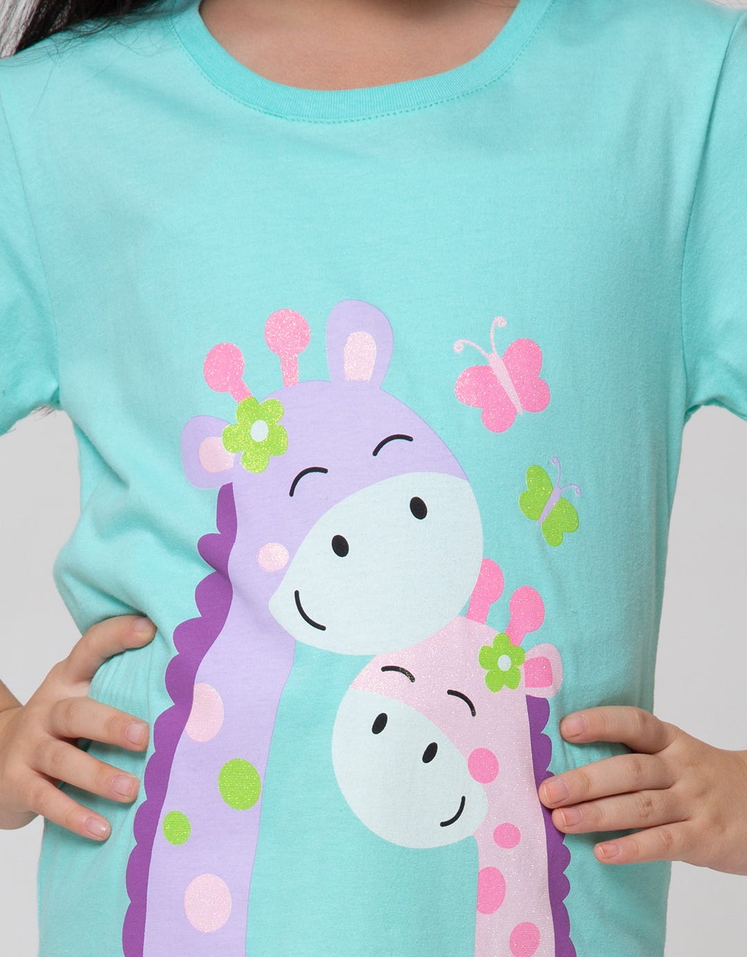Little M Short Sleeve T-Shirt Basic Couple Animal 6