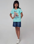Little M Short Sleeve T-Shirt Photo Print Bear Best Friend