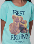 Little M Short Sleeve T-Shirt Photo Print Bear Best Friend