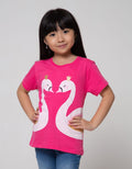 Little M Short Sleeve T-Shirt Basic Couple Animal 5