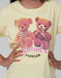 Little M Short Sleeve T-Shirt Basic Photo Print Bear Friends Forever