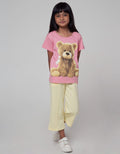 Little M Short Sleeve T-Shirt Basic Photo Print Big Bear