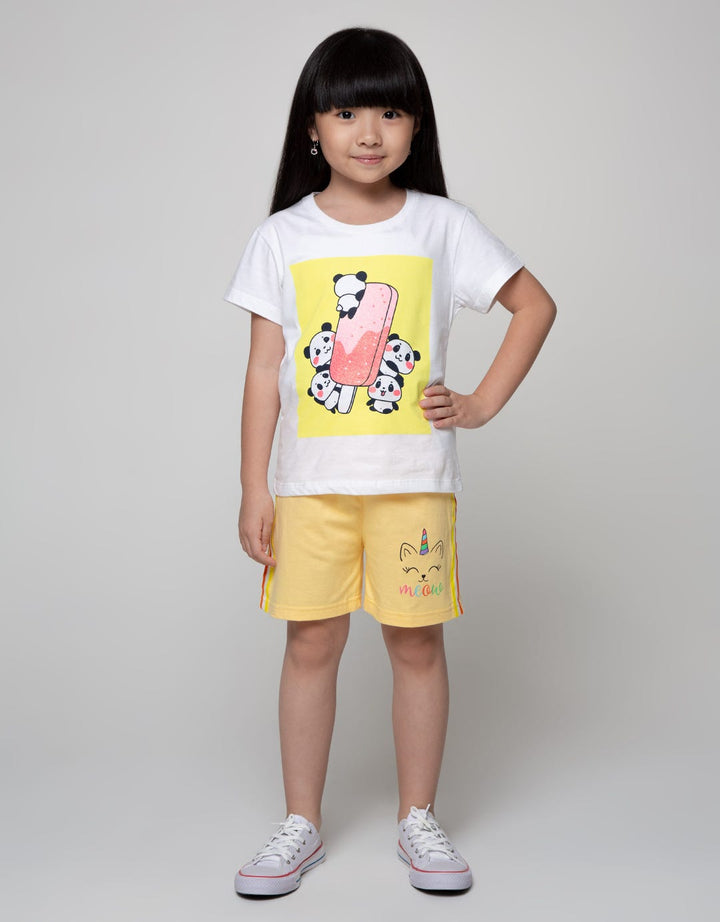 Little M Short Pants Basic Short Rib Rainbow