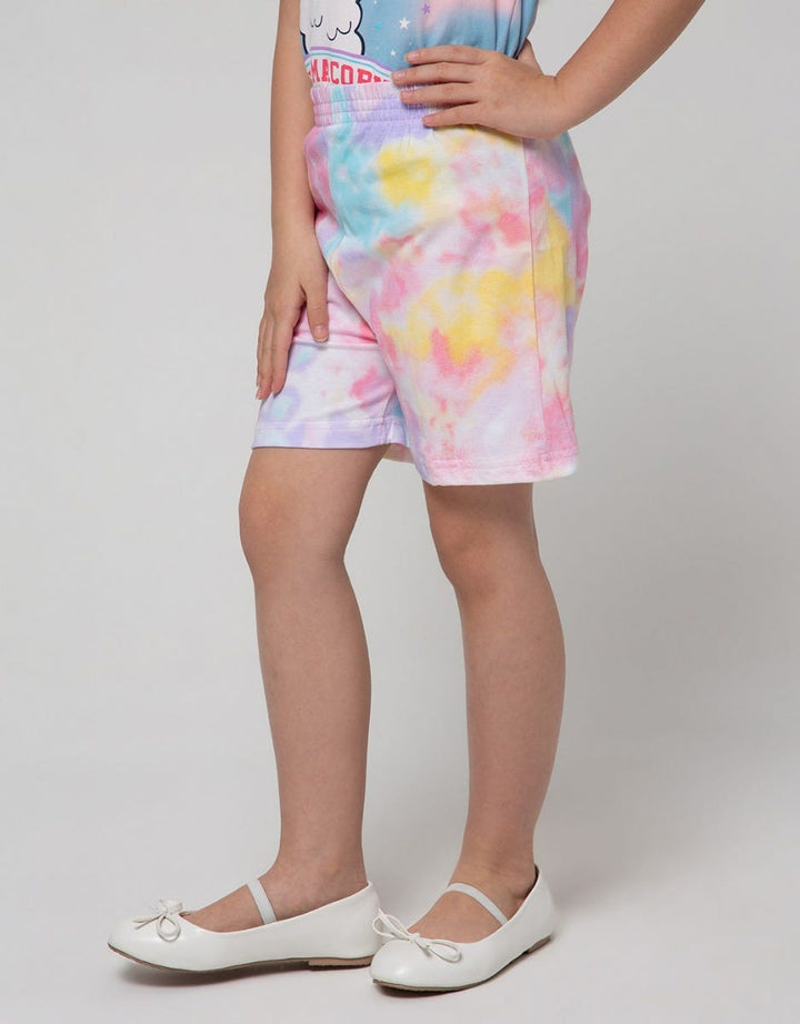 Little M Short Pants Basic Short Tie Dye Plain