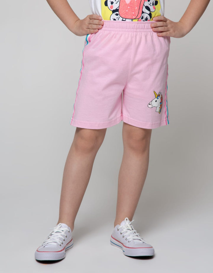 Little M Short Pants Basic Short Rib Unicorn