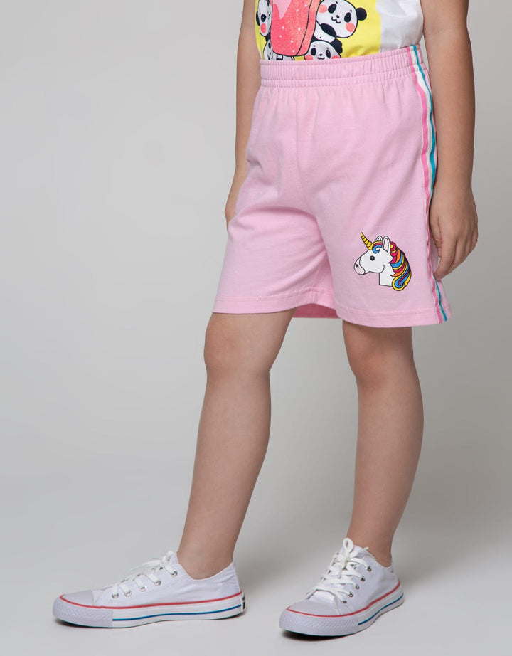 Little M Short Pants Basic Short Rib Unicorn