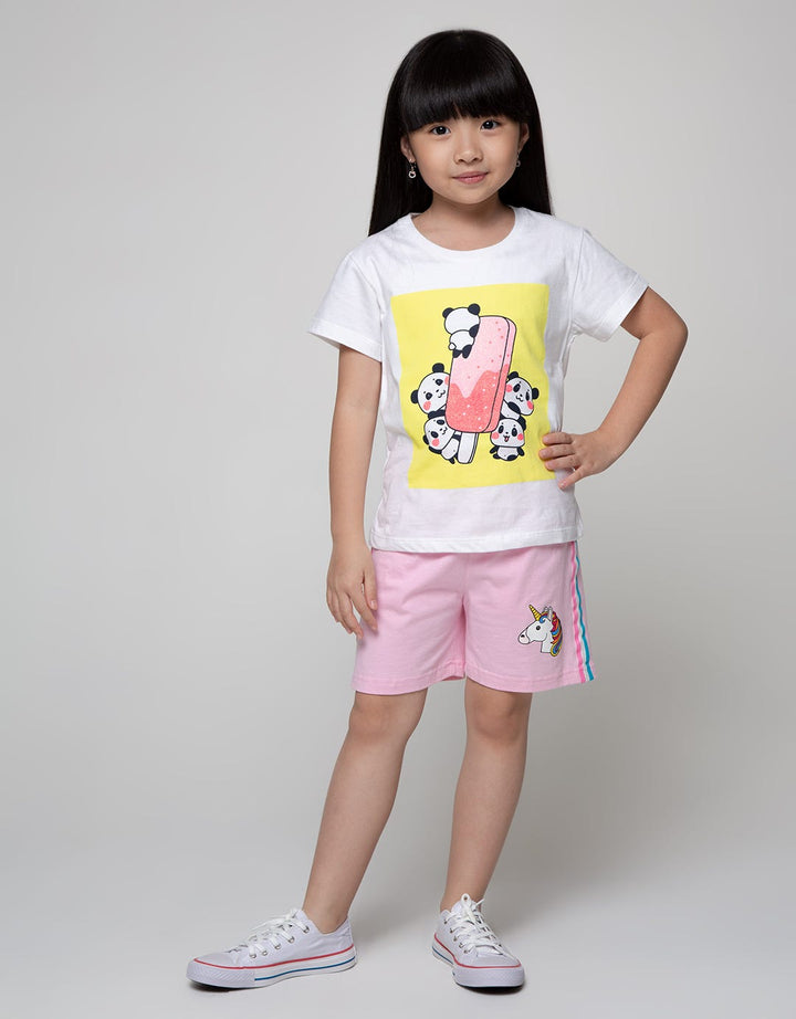 Little M Short Pants Basic Short Rib Unicorn