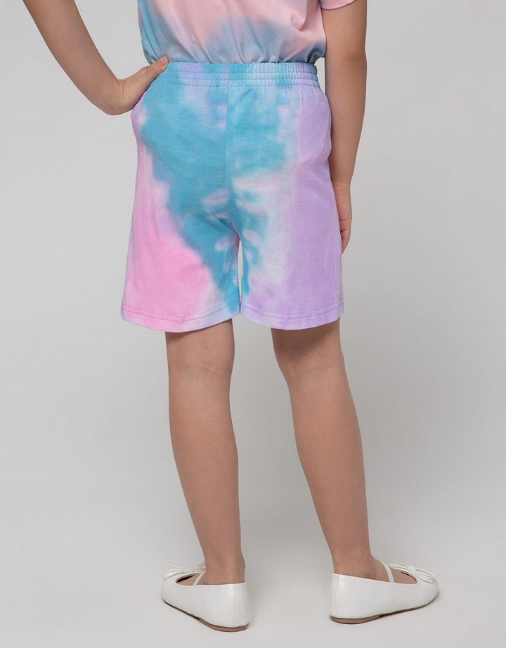 Little M Short Pants Tie Dye Sablon Cat