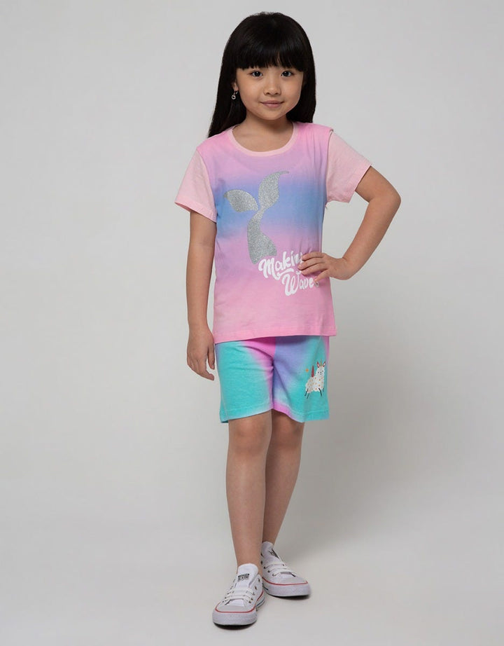 Little M Short Pants Short Tie Dye Sablon