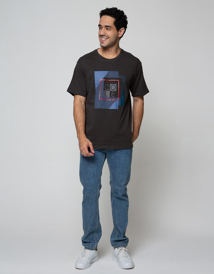 Cole Short Sleeve T-Shirt Print Cubes Logo