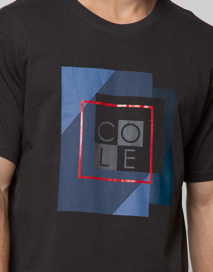 Cole Short Sleeve T-Shirt Print Cubes Logo